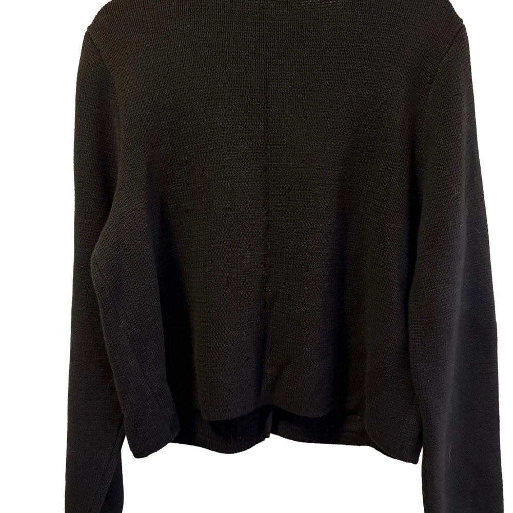 NWT GAP Black Button-Up Cardigan Sweater, Size XL - Picture 3 of 7